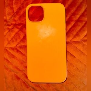 Orange Silicon iPhone 14/15 Plus Case
